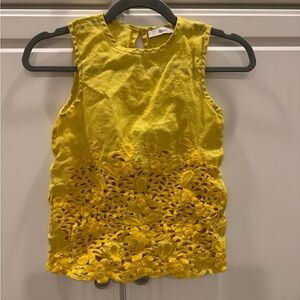 Stella McCartney Yellow Girls Short Sleeve Tee
